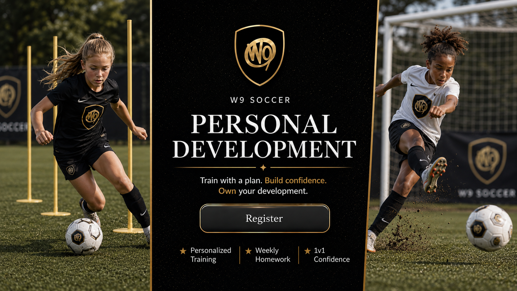 W9 Soccer Personal Development Program Banner 2026